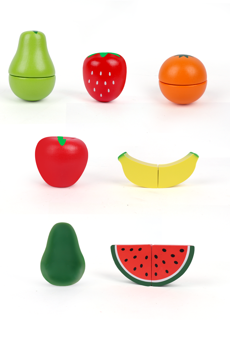 Wooden Cutting Fruit Set