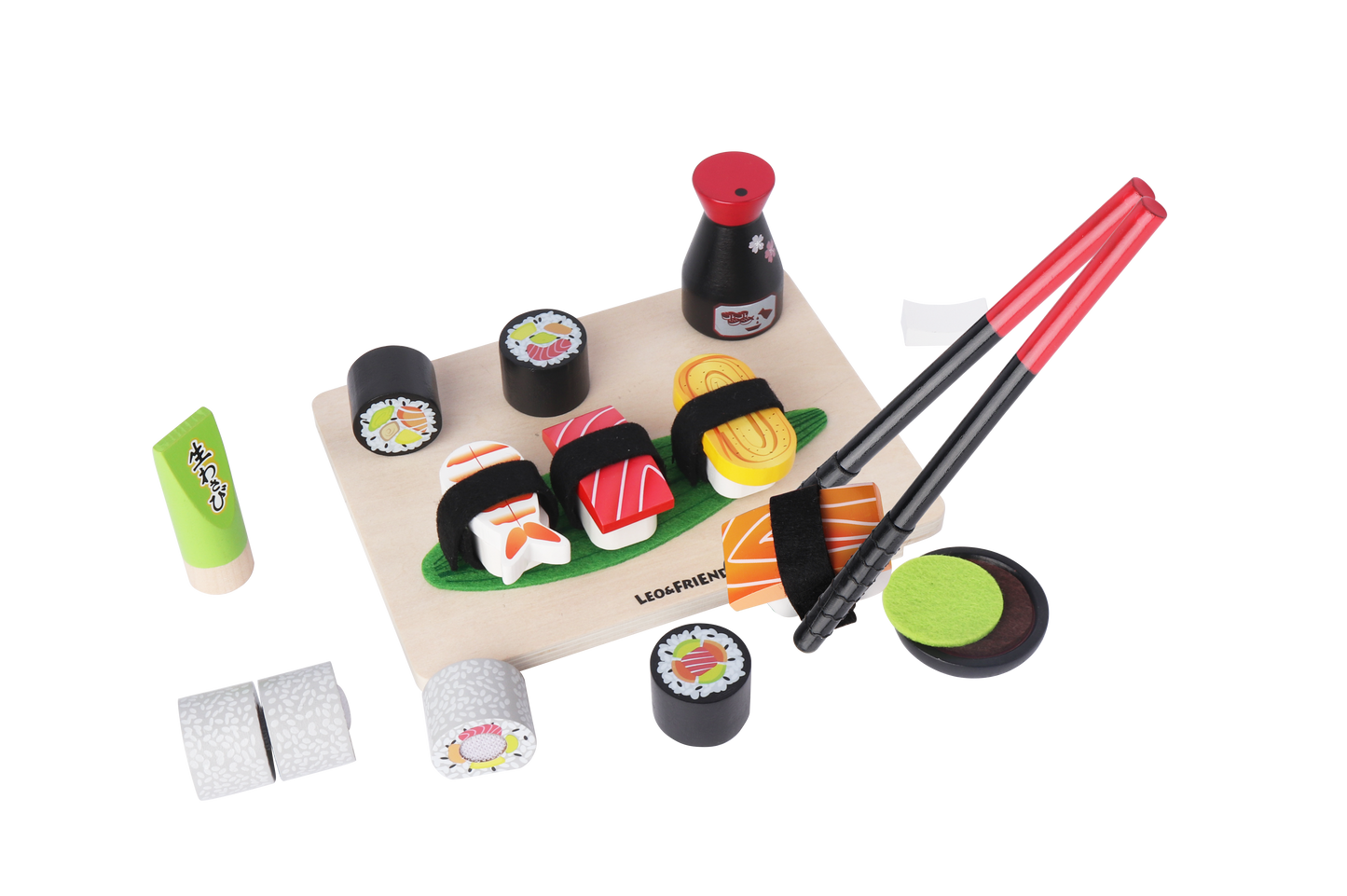 Wooden Sushi Set