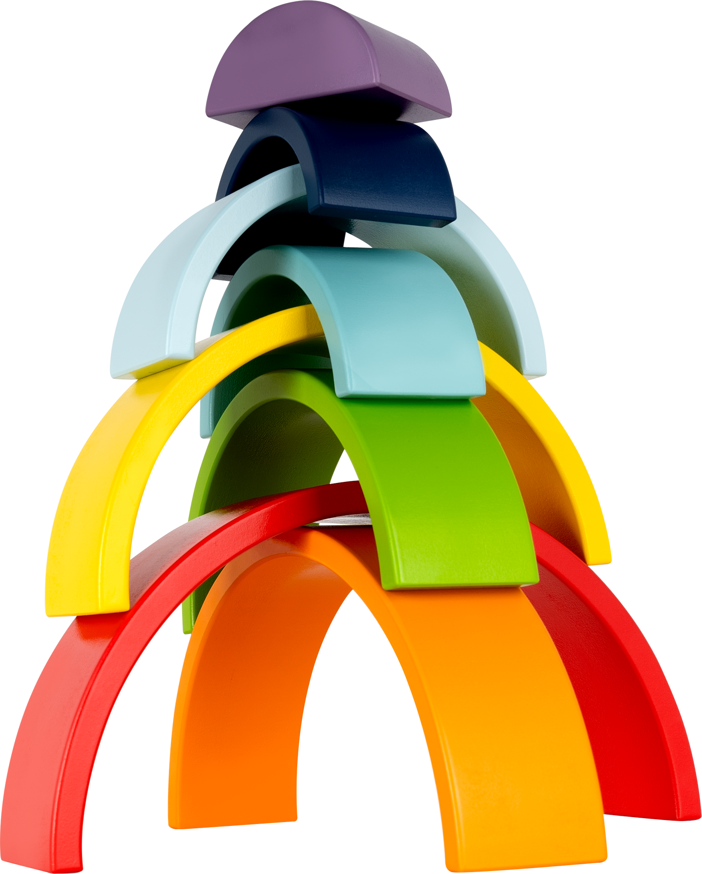 Wooden Rainbow Stacking Blocks