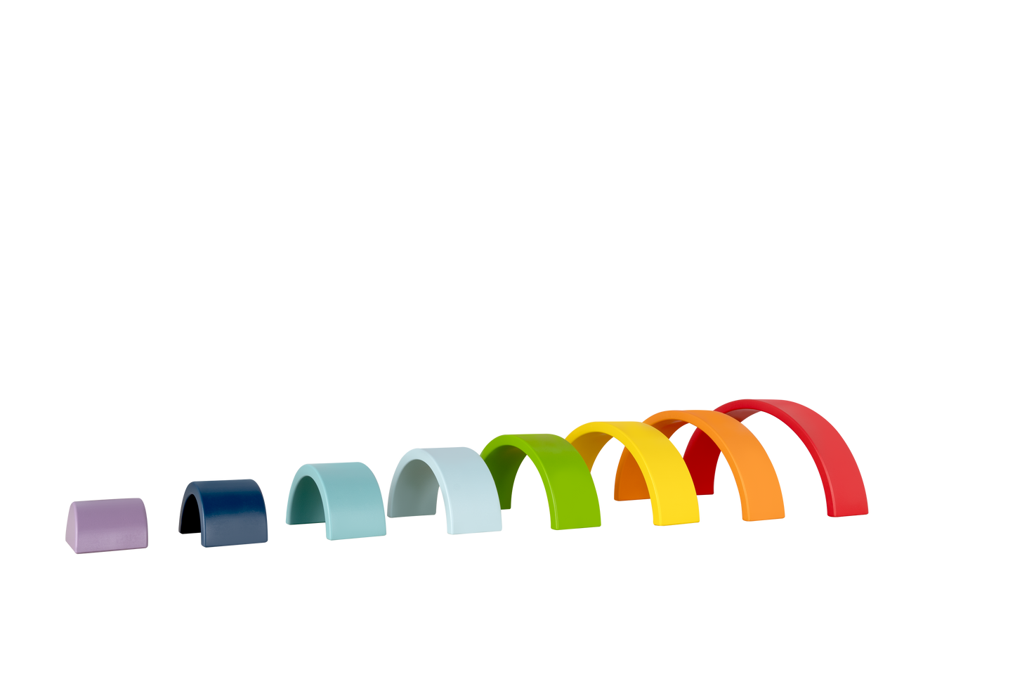 Wooden Rainbow Stacking Blocks