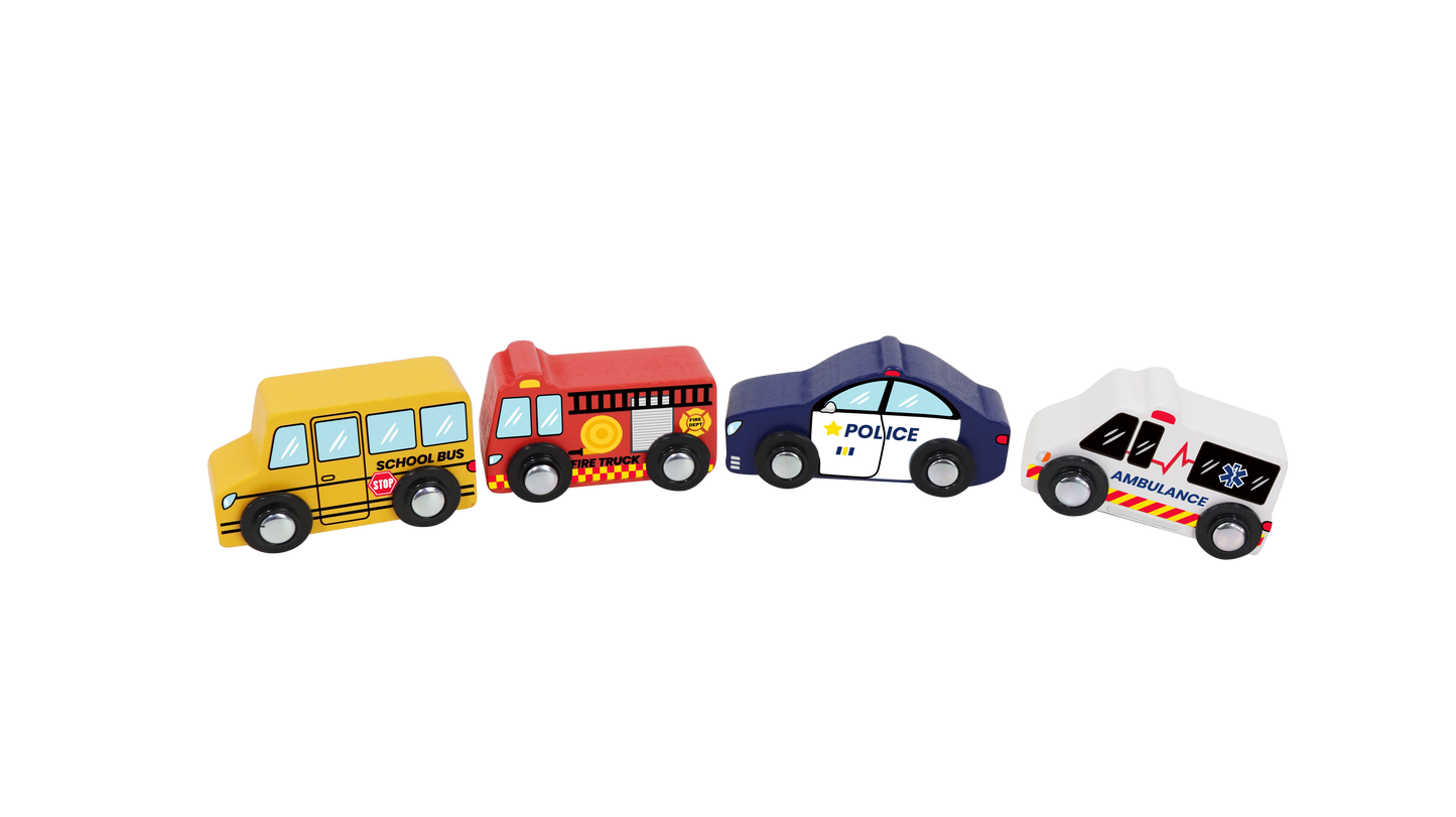 Wooden Emergency Vehicles