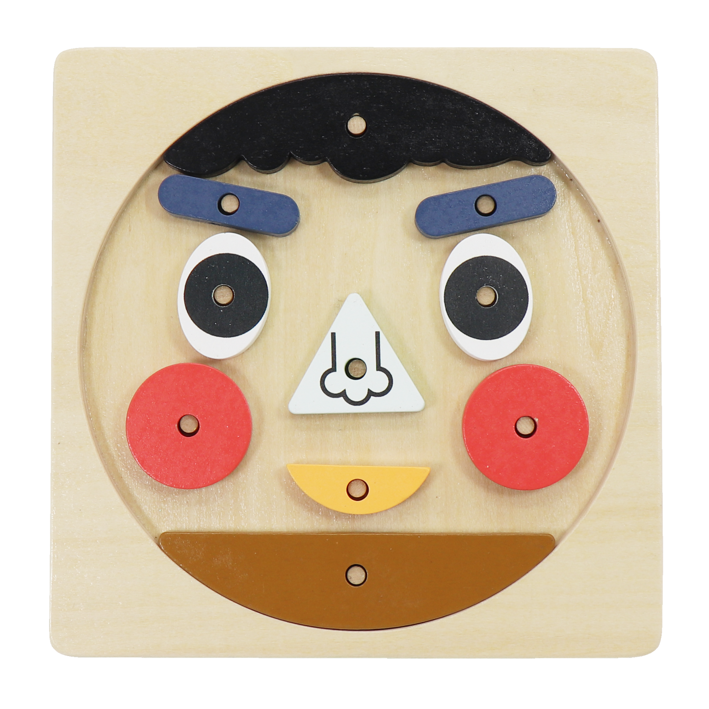 Wooden Face Puzzle