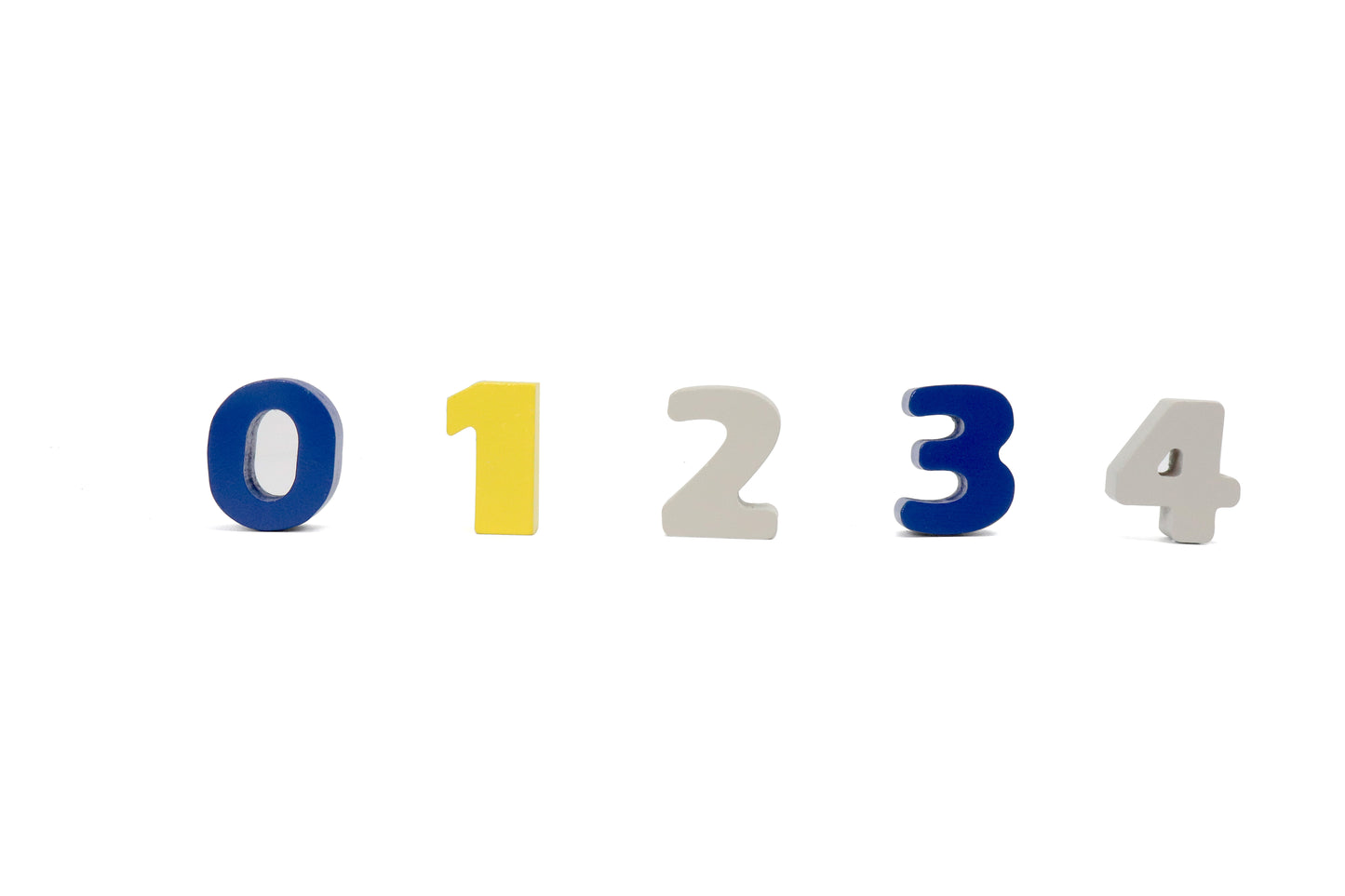 Wooden Chunky Number Math Puzzle