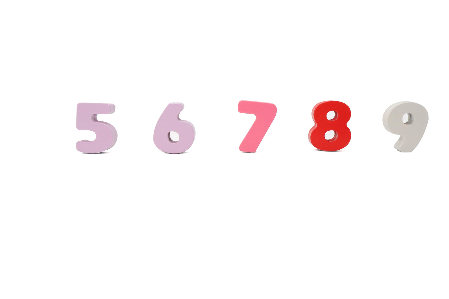 Wooden Chunky Number Math Puzzle
