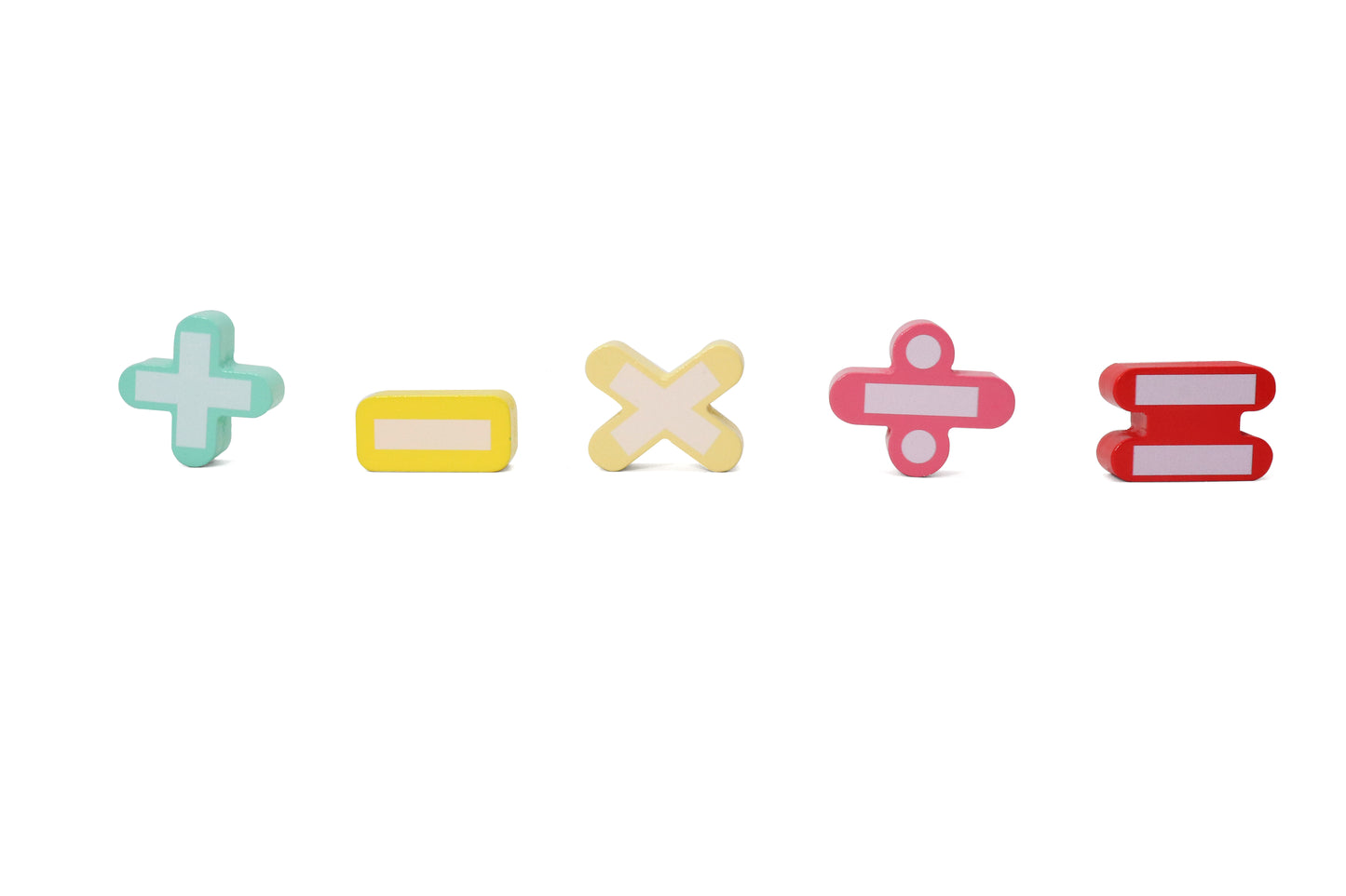 Wooden Chunky Number Math Puzzle