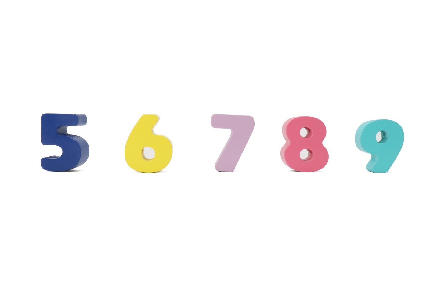 Wooden Chunky Number Math Puzzle