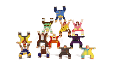 Holz-Leo-Stapelspiel