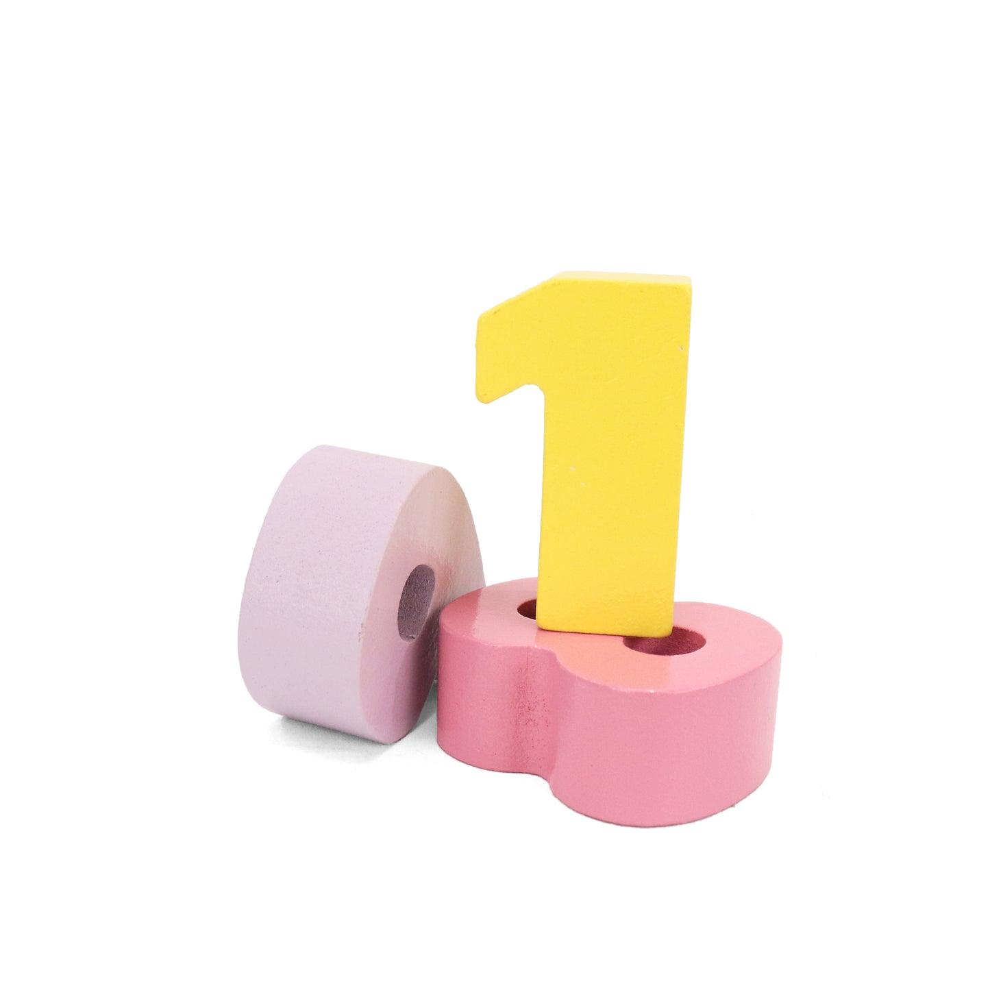 Wooden Chunky Number Math Puzzle