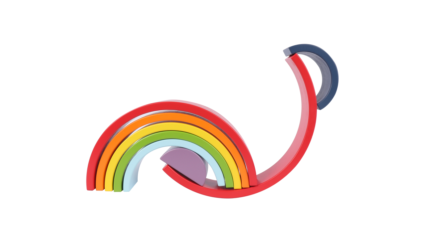 Wooden Rainbow Stacking Blocks