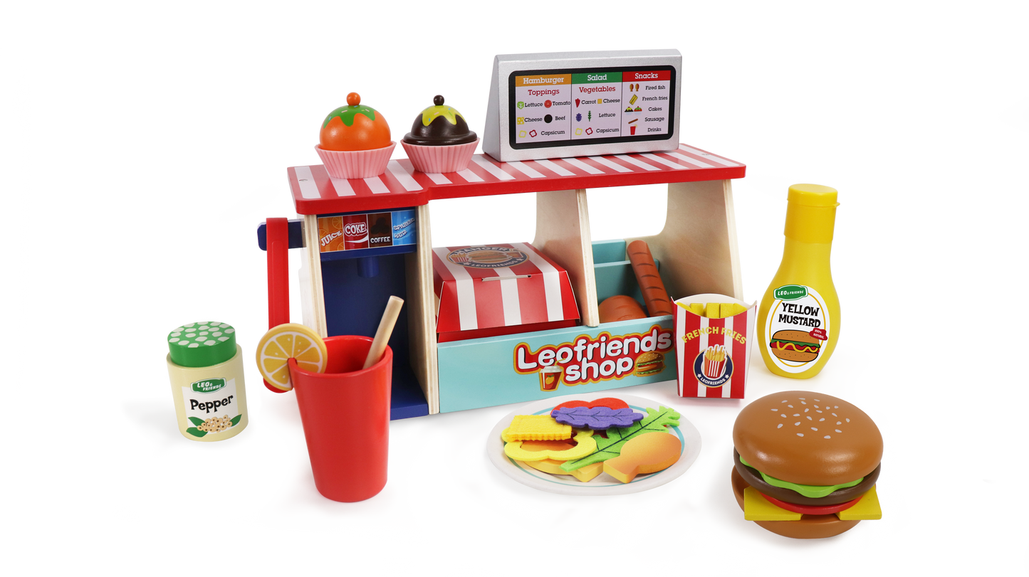 Wooden Family Burger Shop