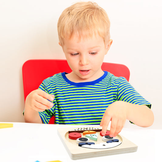 Wooden Face Puzzle