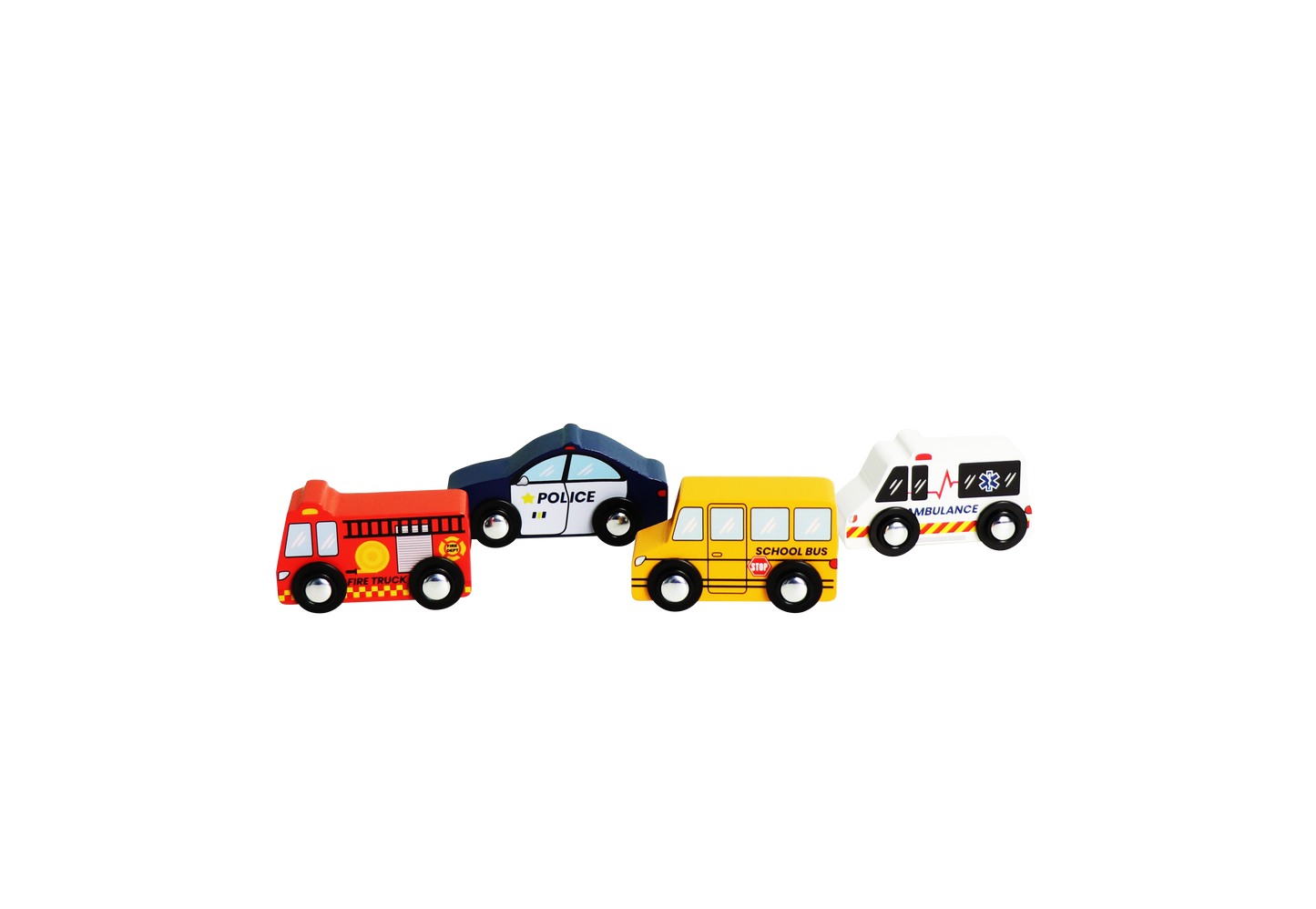 Wooden Emergency Vehicles