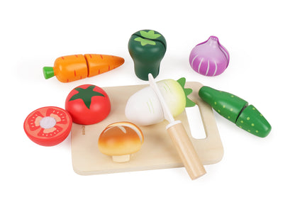 Wooden Cutting Vegetable Set