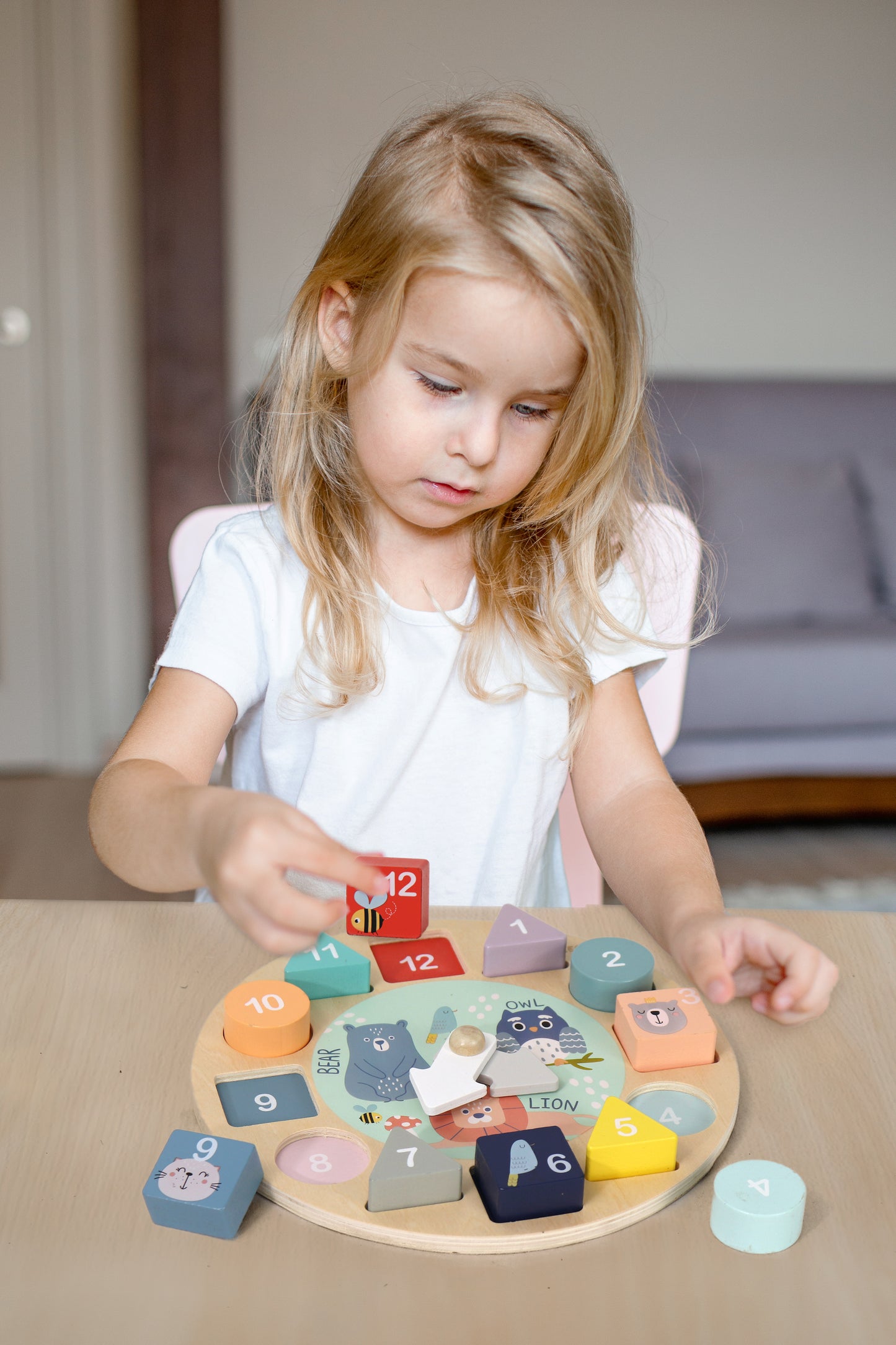 Shape Sorting Clock