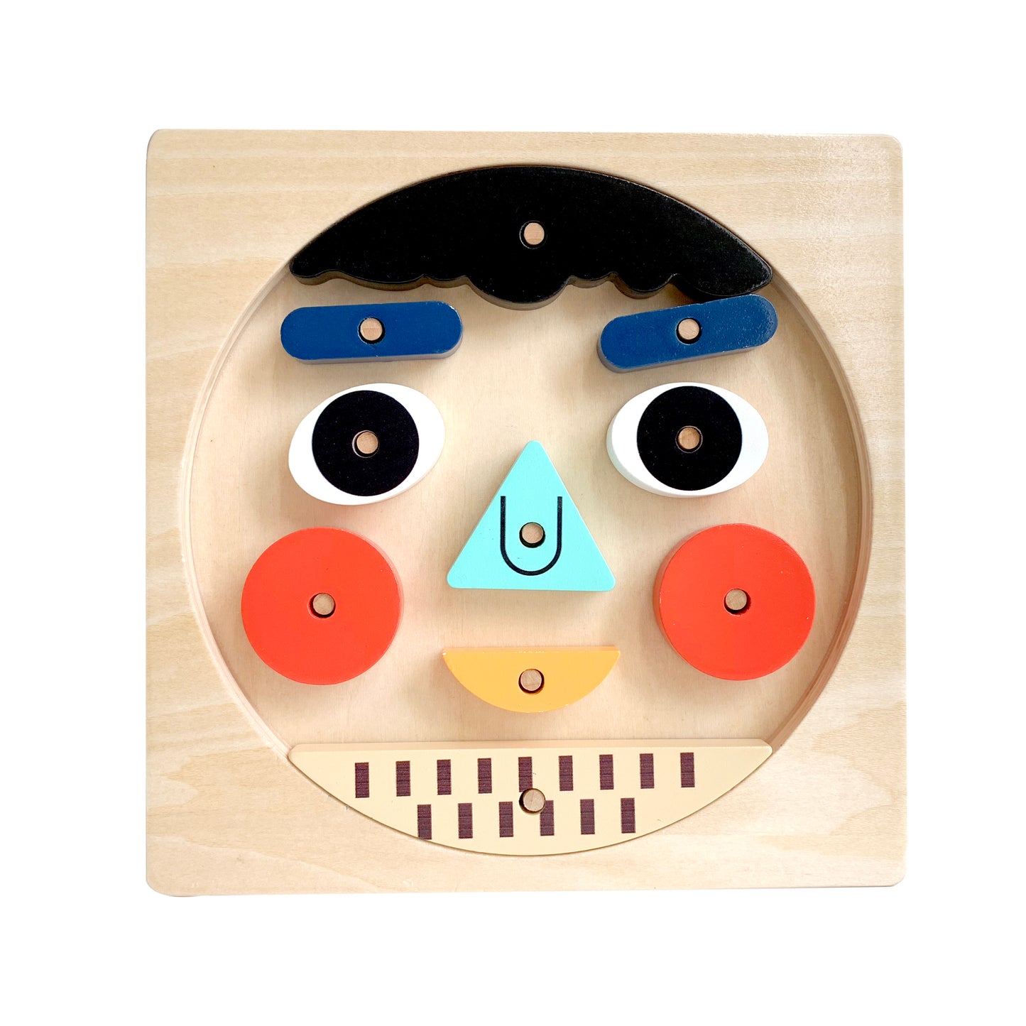 Wooden Face Puzzle