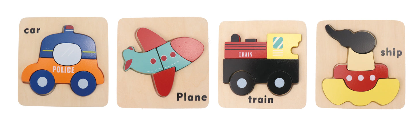 Mini Vehicles Puzzle