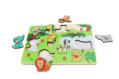 Zoo Animal Peg Puzzle