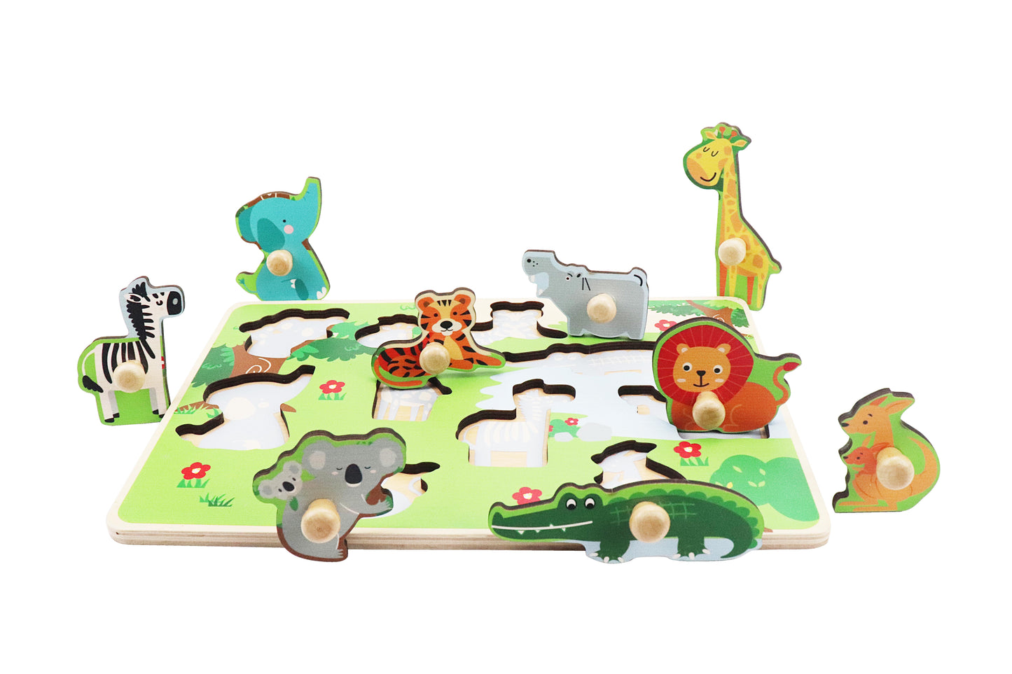 Zoo Animal Peg Puzzle