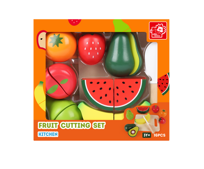 Wooden Cutting Fruit Set