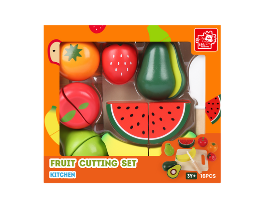 Wooden Cutting Fruit Set