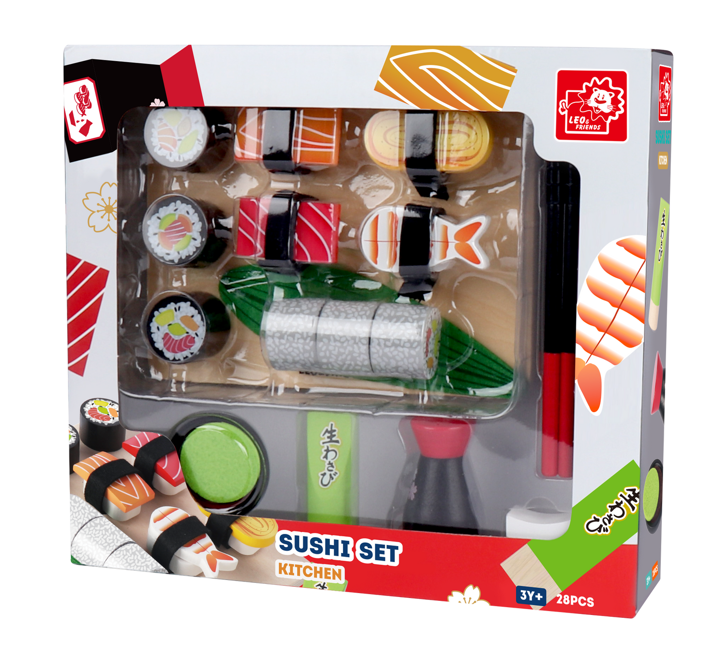 Wooden Sushi Set
