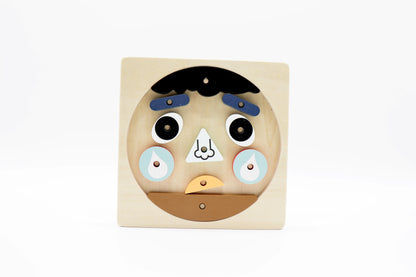 Wooden Face Puzzle