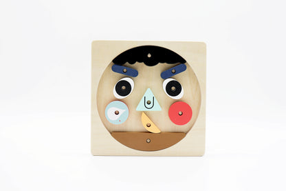 Wooden Face Puzzle
