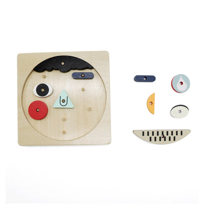 Wooden Face Puzzle