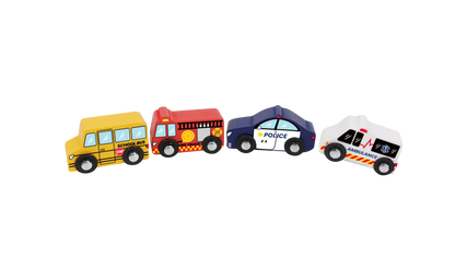Wooden Emergency Vehicles