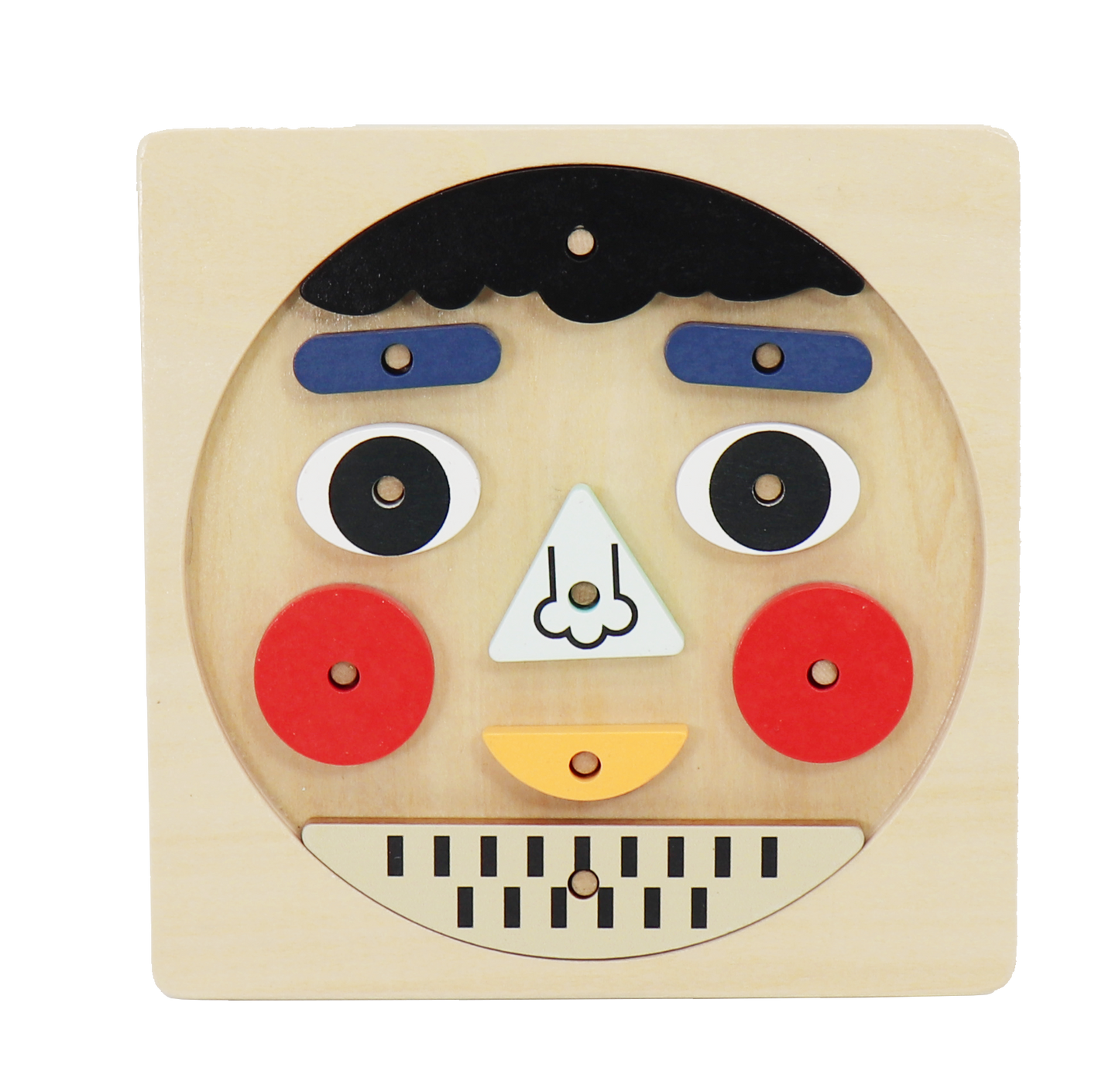 Wooden Face Puzzle