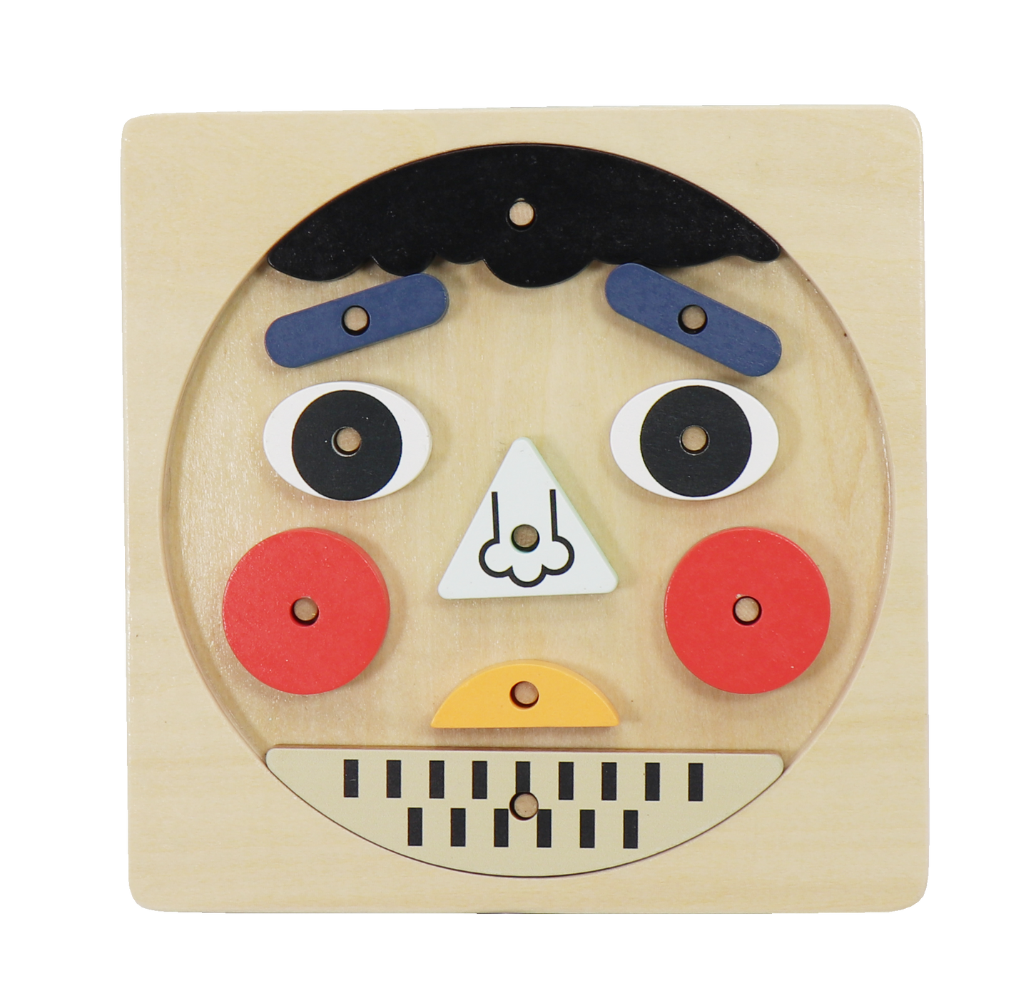 Wooden Face Puzzle