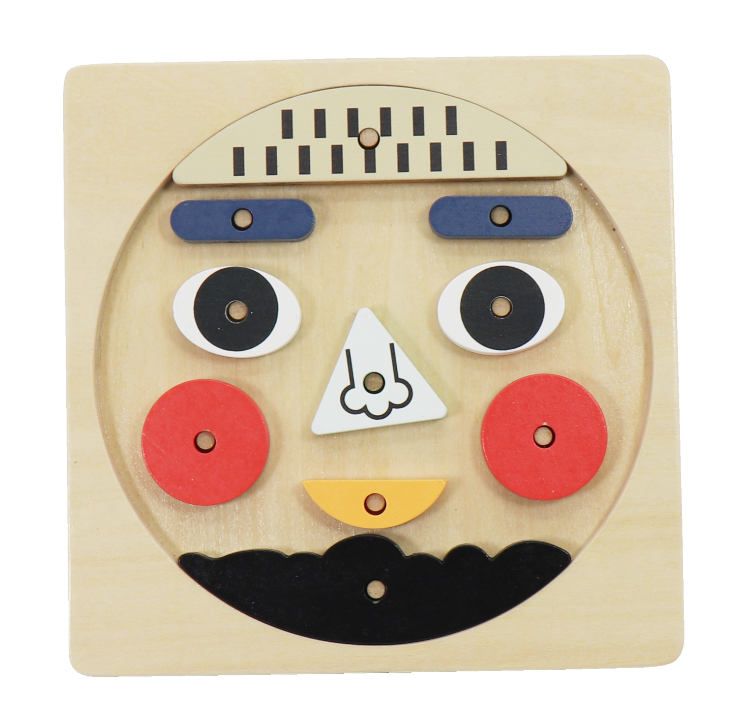 Wooden Face Puzzle