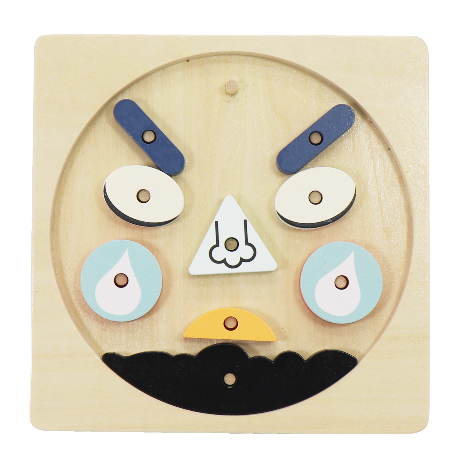 Wooden Face Puzzle