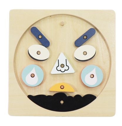 Wooden Face Puzzle