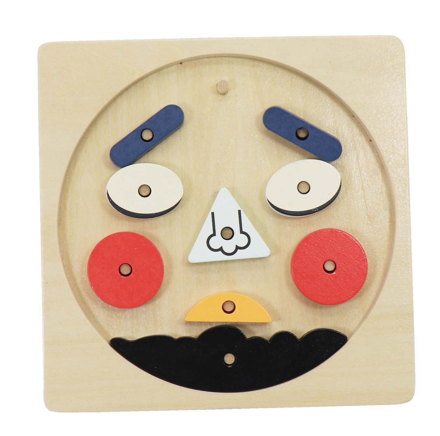 Wooden Face Puzzle