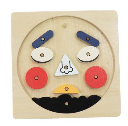 Wooden Face Puzzle