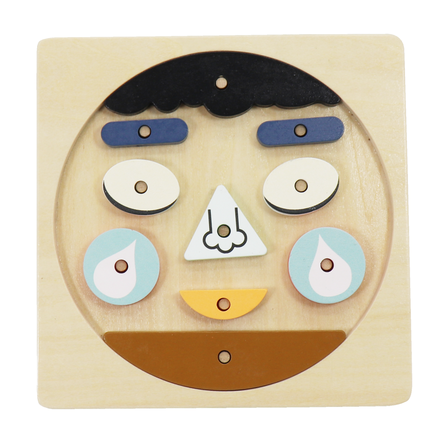 Wooden Face Puzzle