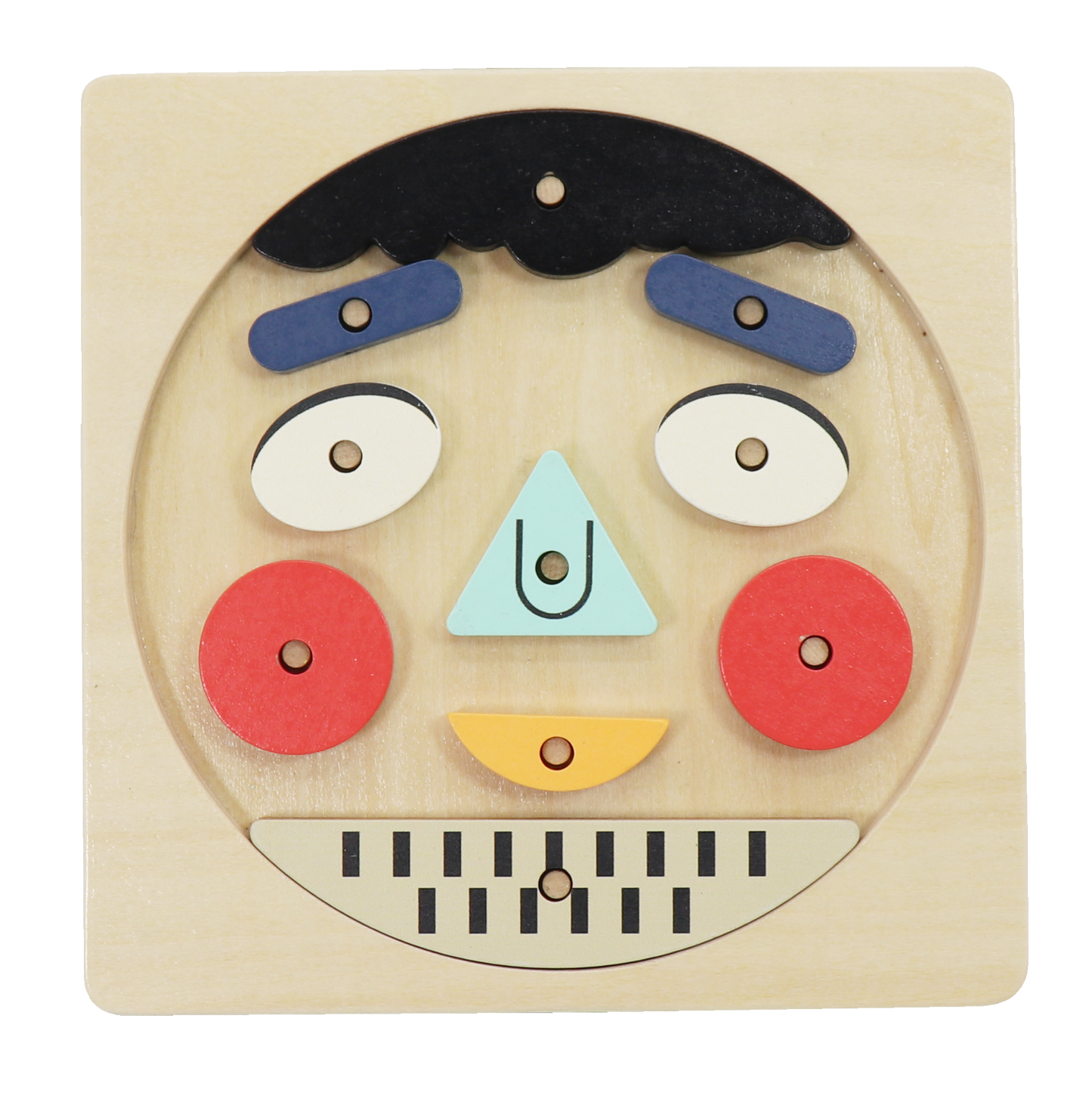Wooden Face Puzzle