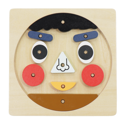 Wooden Face Puzzle