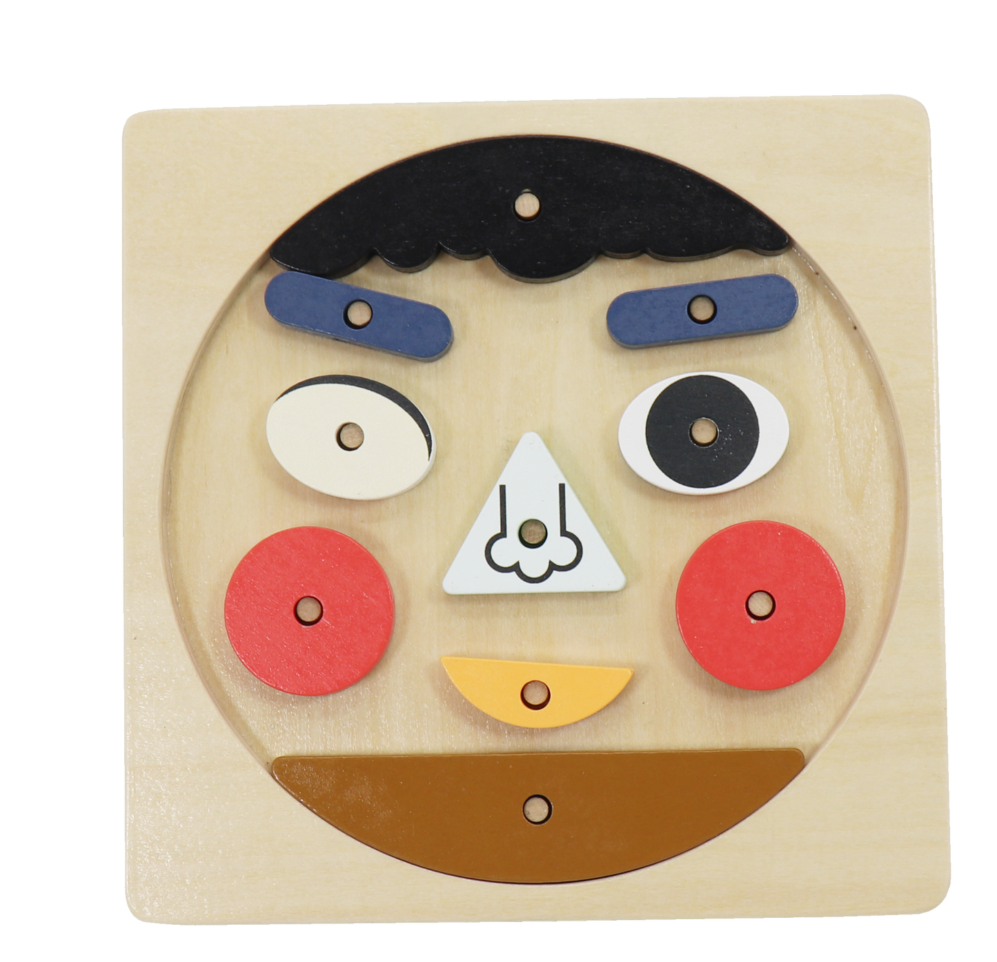 Wooden Face Puzzle