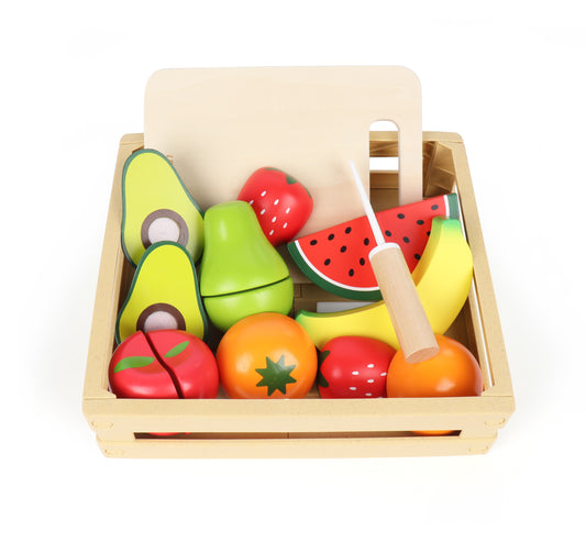 Wooden Cutting Fruit Set