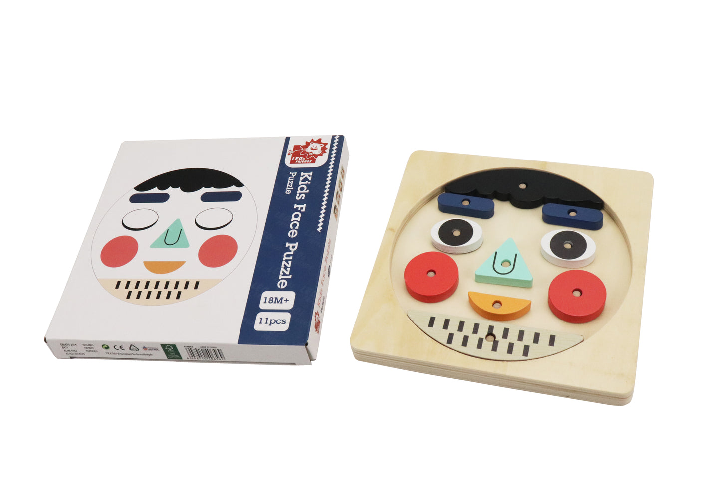 Wooden Face Puzzle