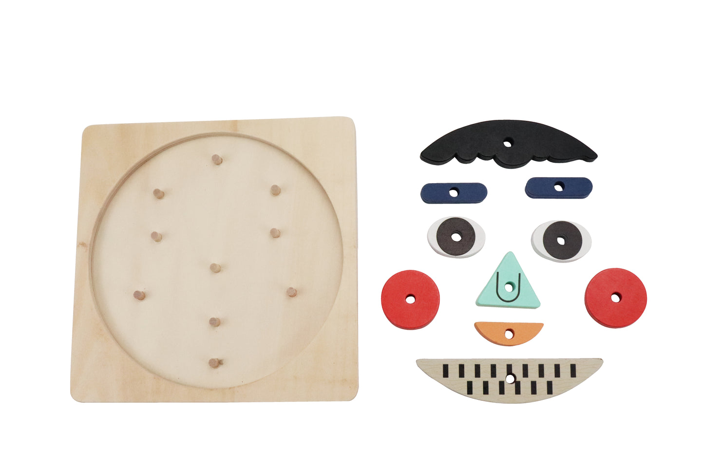 Wooden Face Puzzle