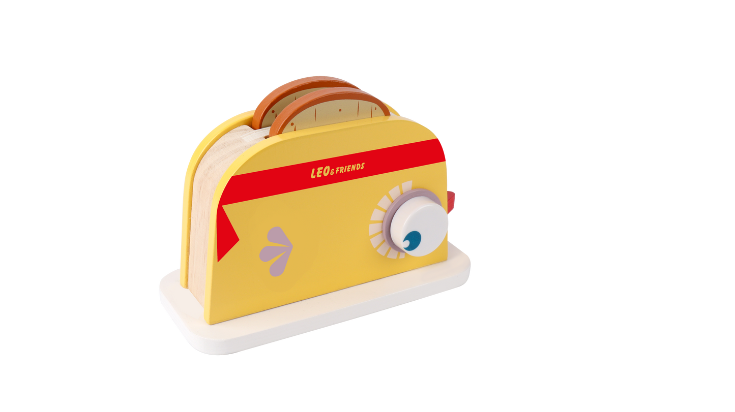 Wooden Toaster Set
