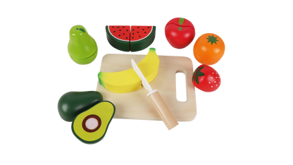 Wooden Cutting Fruit Set