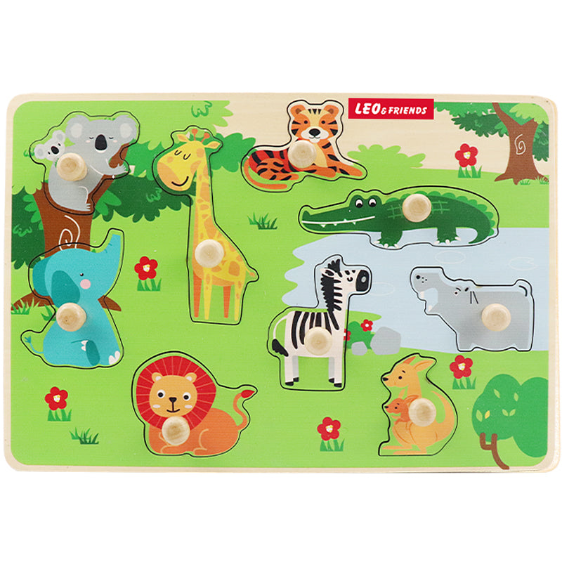 Zoo Animal Peg Puzzle
